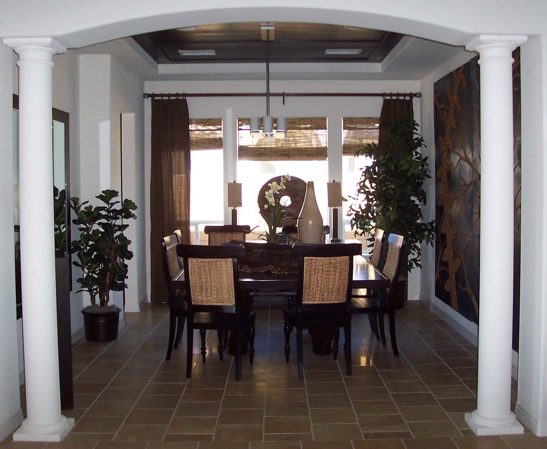Grand Columns — J. Michael Scott Interiors dining room design